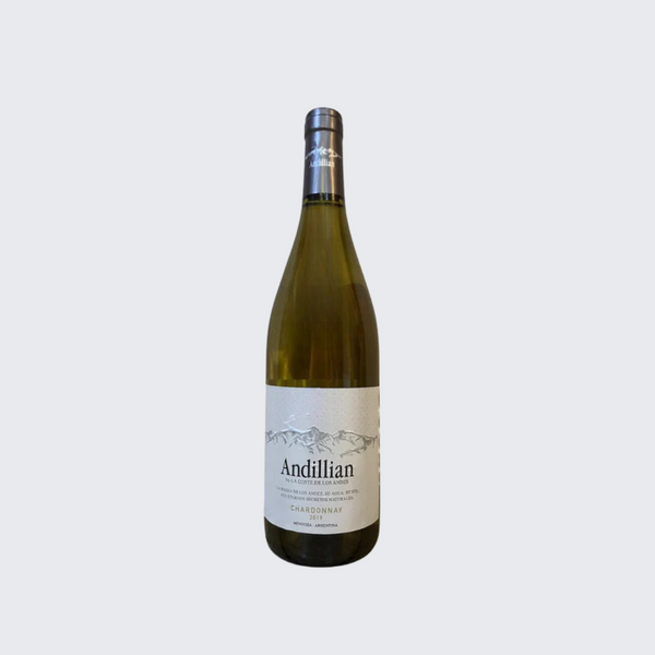 Andillian Chardonnay 2019 white bottle